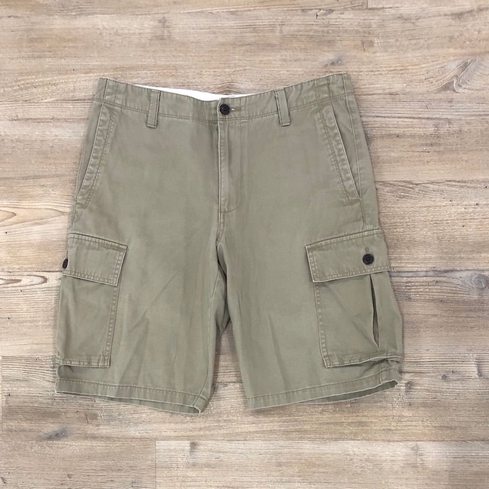 Dockers Men’s 32” Waist Khaki Cargo Short